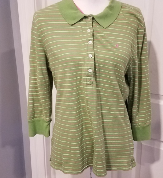 OLD NAVY LONG SLEEVED BUTTONDOWN GREEN SHIRT SZ XL - Picture 2 of 8